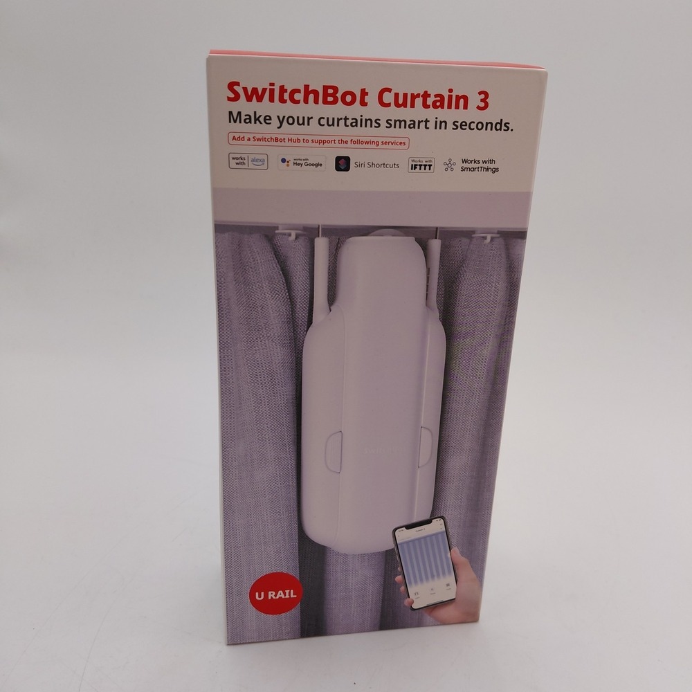 New SwitchBot Curtain 3 Smart Automatic Opener Bluetooth Remote Alexa Google